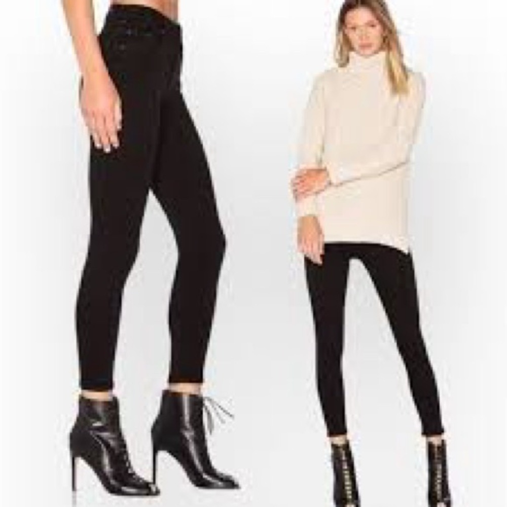 Citizens Of Humanity Rocket Crop High Rise Skinny Jeans in Black Size 27